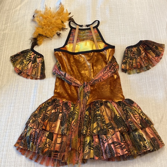 Wakanda / Safari / African, dance costume, acro costume, Halloween costume - Picture 2 of 9